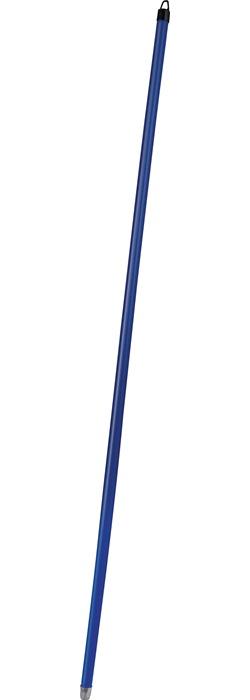 Quality Brand Besenstiel Länge 1400 mm Ø 24 mm m. Gewinde/Aufhängekappe/Kunststoffbezug Pinus Taeda blau