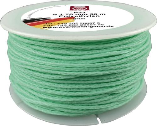 OVERMANN Maurerschnur Länge 50 m Ø 1,7 mm 30 kg Polyethylen grün