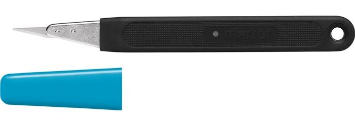 MARTOR Entgratemesser TRIMMEX SIMPLASTO Gesamtlänge 162 mm Breite 7,5 mm Höhe 17 mm Softgrip-ummantelter Aluminiumgriff