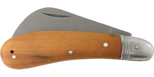 WÜSTHOF Band-/Gipsmesser Länge 205 mm Klingenlänge 80 mm Klingenform gebogen Holzheft