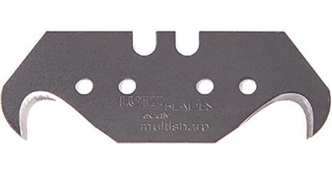 LUTZ BLADES Hakenklinge multisharp L48,2xB18,7xS0,65mm mit Lochung