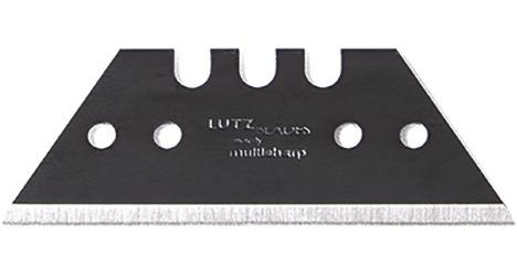 LUTZ BLADES Trapezklinge multisharp L52xB18,7xS0,65mm mit Lochung