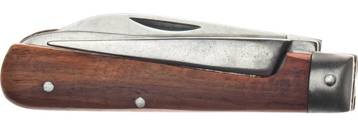 WÜSTHOF Kabelmesser Länge 160 mm Klingenlänge 70 mm 2-teilig, klappbar Holz