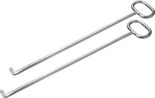 HÄRKE Kanaldeckelheber Länge 800 mm mit L-Haken verzinkt