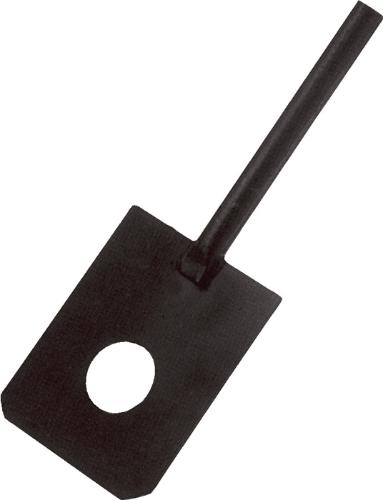 IDEAL Kalkspaten Länge 1110 mm schwarz