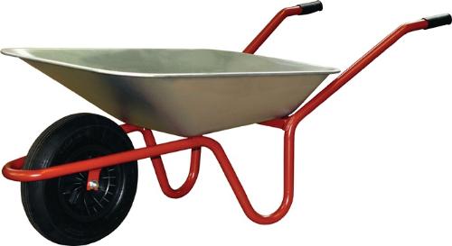 Capito Schubkarre Garten 85 85 l Luftrad Polypropylen-Felge mit Rollenlager
