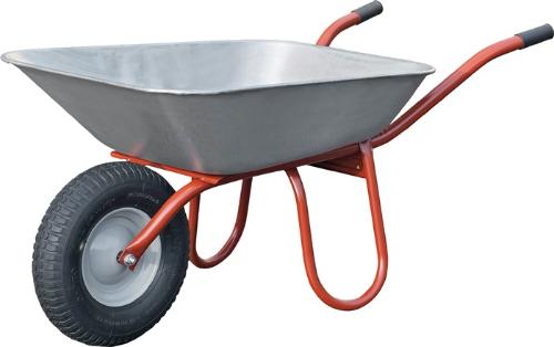 Capito Schubkarre Carry 85 l Luftrad Stahlfelge mit Kunststoffgleitlager