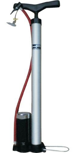 HP Handluftpumpe 600 mm mit Manometer (7 bar) Aluminium