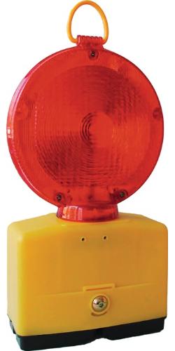 nissen Baustellenwarnleuchte Nitra LED rot Leuchtenkopf drehbar