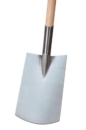 IDEAL Rohrdüllspaten Gärtner Form Blattmaß 290 x 180 mm Größe 2 mit T-Stiel 850 mm 1830 g
