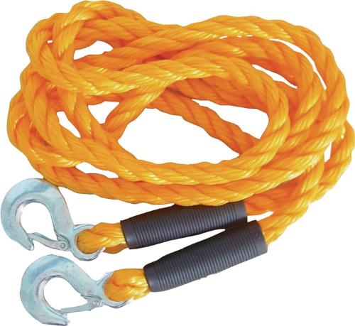 HP Auto-Abschleppseil 2500 kg Monofilement Haken/Haken Länge 400 cm Ø 18 mm