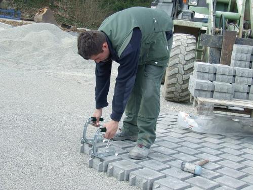 Probst Pflasterboy PB Greifbereich 150-240 mm Tragfähigkeit 10 kg Gewicht 1 kg, galvanisch verzinkt