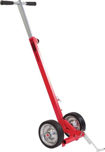 NESTLE Kanaldeckelheber Länge 980-1480 mm fahrbar rot pulverbeschichtet