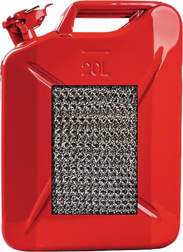 VALPRO Kraftstoffkanister EXPLOSAFE 20 l rot explosionssicher Stahlblech L230xB120xH310mm