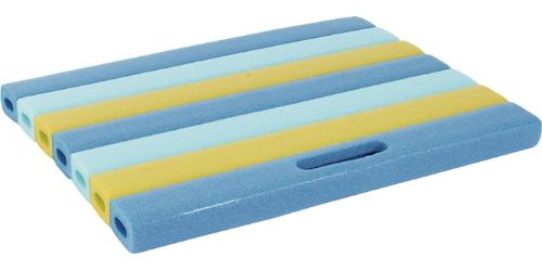 TALEN TOOLS Kniekissen L396xB297xS32ca.mm 70 g bunt (blau/gelb/türkis-Mix)