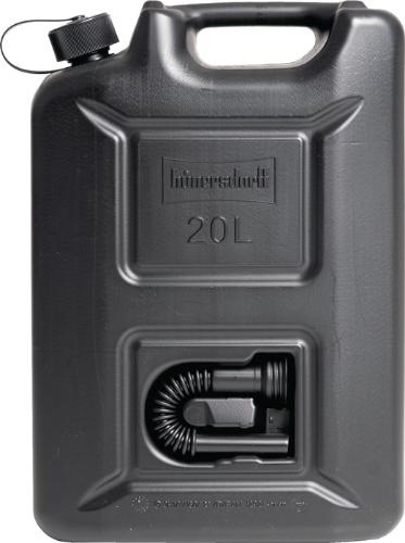 Hünersdorff Kraftstoffkanister PROFI 20 l schwarz HDPE L350xB165xH495mm