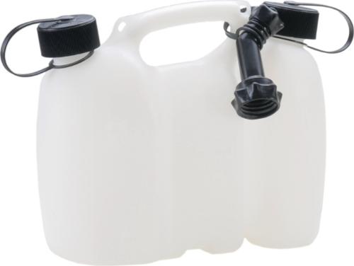 Hünersdorff Kraftstoffdoppelkanister PROFI 3 + 1,5 l natur HDPE L308xB145xH254mm