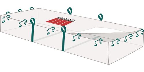 ASUP Plattensack Tragfähigkeit 1000 kg
