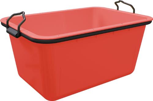 Schake Fertigmörtelbehälter 200 l rot Nennlast oberer Wert 500 kg