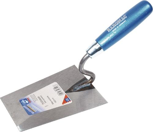 HAROMAC Maurerkelle Länge 290 mm Breite 125 mm Buchenholzgriff rostfreier Edelstahl
