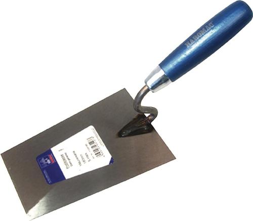 HAROMAC Maurerkelle Länge 270 mm Breite 125 mm Buchenholzgriff gehärteter Qualitätsstahl