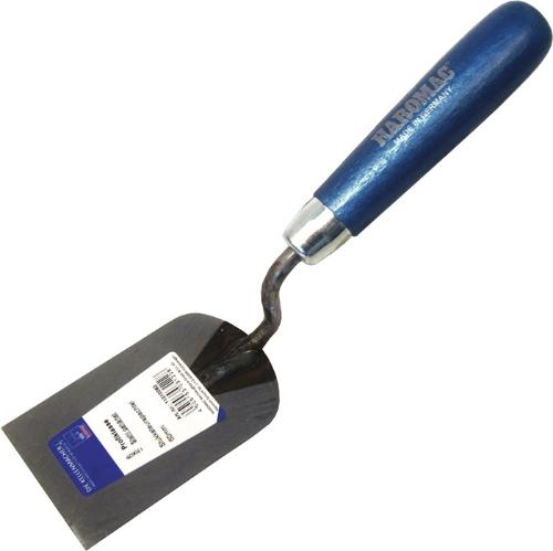 HAROMAC Stukkateurspachtel Breite 100 mm Buchenholzgriff gehärteter Qualitätsstahl