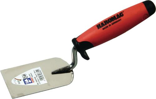 HAROMAC Stukkateurspachtel Breite 80 mm 2-Komponentengriff rostfreier Edelstahl