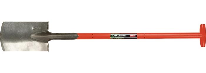 Polet Gärtnerspaten Fiber 5001 mit T-Griff 285 x 180 mm