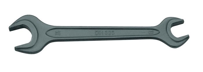 Quality Brand Doppelmaulschlüssel 895 17 x 19 mm Länge 170 mm schwarz