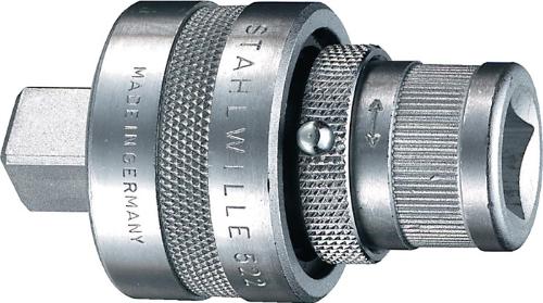 STAHLWILLE Aufsteckknarre 522 1/2 ″ umschaltbar 20 Zähne 522