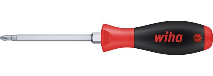 WIHA Schraubendreher 312 Größe PH 2 Klingenlänge 100 mm Mehrkomponentengriff 6-Kant Klinge / Ansatz