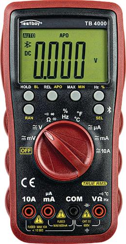 Testboy Multimeter TB 4000 0-600 V AC, 0-600 V DC TRUE RMS