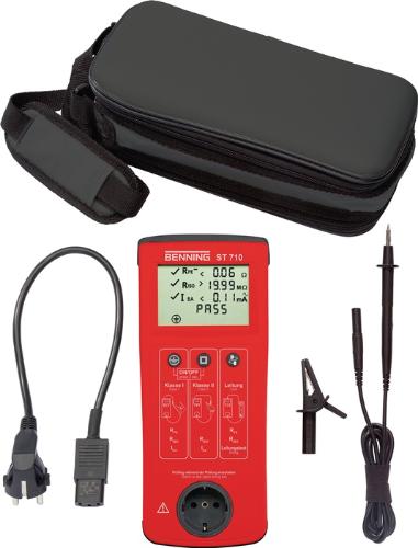 Benning Gerätetester ST 710 2500 Prüflinge/mit Prüfgerät/Prüfleitung L270xB115xH55mm