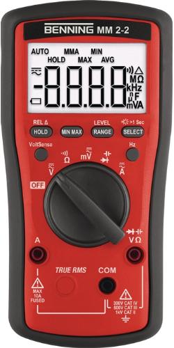 Benning Multimeter MM 2-2 0,01 mV – 600 V AC/DC TRUE RMS