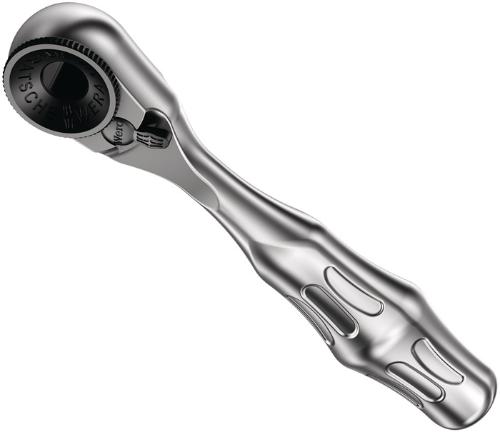 Wera Bit-/Hebelumschaltknarre 8001 A Zyklop 1/4 ″ direkte Bitaufnahme Länge 87 mm 60 Zähne