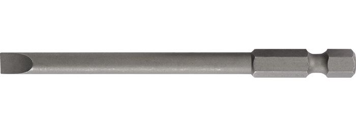 PROMAT Bit für Schlitzschrauben 4,5 mm Länge 89 mm 1/4 ″ E6,3 Schneidenstärke 0,6 mm