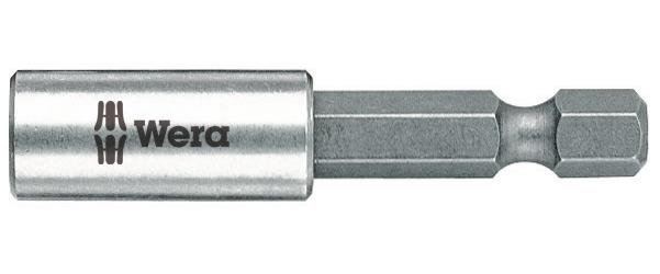 Wera Bithalter 899/4/1 1/4 ″ F 6,3 1/4 ″ C 6,3 Magnet, Sprengring Länge 50 mm