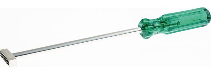 Müller Diamant-Vielkorn-Handabrichter Ø 32 mm Länge 320 mm 33 mm stirnseitig 180° für Schleifscheiben-Ø bis 250 mm