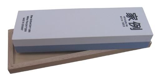 Müller Abziehstein L200xB60xH30mm 400 / 1000 im Holzkasten