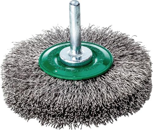 LESSMANN Rundbürste Ø 80 mm Drahtstärke 0,3 mm Edelstahl 19 mm 15000 min-¹