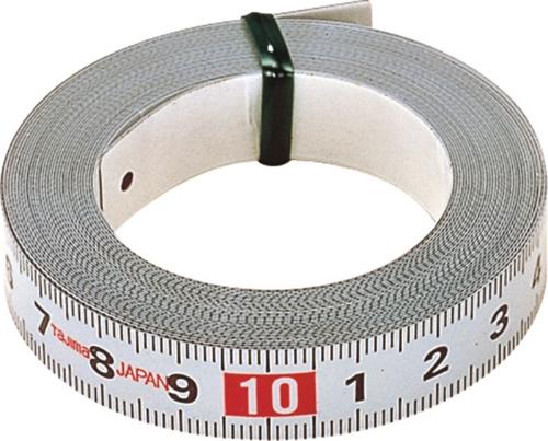TAJIMA PIT MEASURE STAHLBANDMASS 3 m/13 mm, Skala von rechts nach links