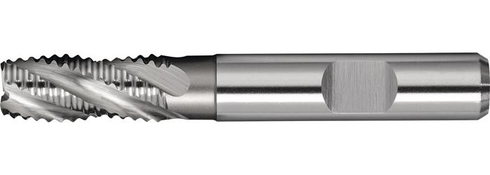 PROMAT Schaftfräser DIN 844 Typ NR Nenn-Ø 14 mm Einsatzlänge 36 mm HSS-Co5 DIN 1835 B Schneidenanzahl 4 kurz