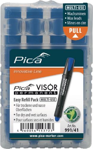 Pica Minenset Visor permanent 4x blau wasserfest