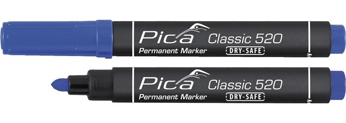 Pica Permanentmarker Classic blau Strichbreite 1 - 4 mm Rundspitze