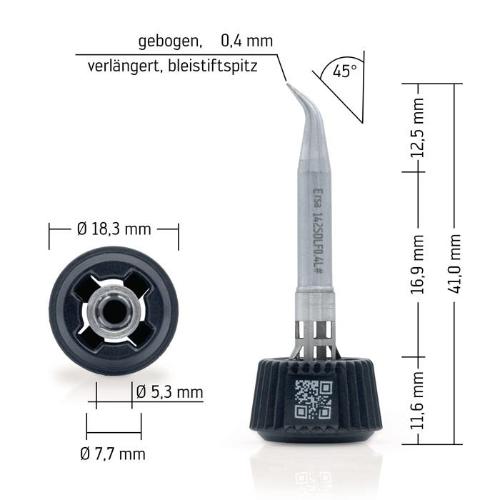 kurtz ersa Lötspitze bleistiftspitz Breite 0,4 mm 0142SDLF04L/SB