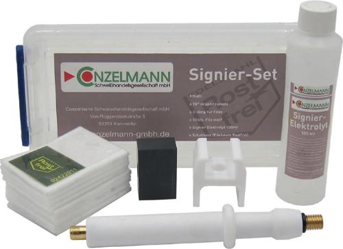 CONZELMANN Signierelektrolytset Signier-Fix 100 ml Flasche