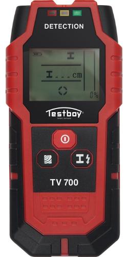 Testboy Wandscanner TV 700 Metall, Stromleitungen, Holz