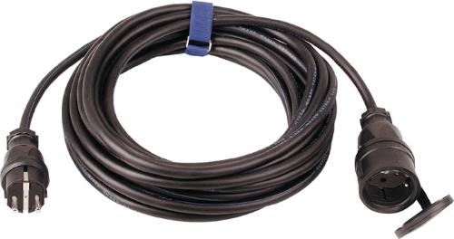 JÄGER Schutzkontaktverlängerung 16 A 250 V 3 x 1,5 mm² 50 m H07RN-F schwarz IP44