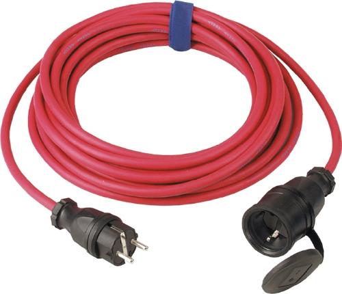 JÄGER Schutzkontaktverlängerung 16 A 250 V 3 x 1,5 mm² 50 m H07RN-F rot IP44