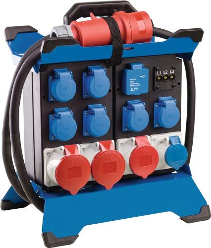 AS Schwabe CEE-Standstromverteiler STECKY DUO 1 CEE-Stecker 400V, 16 A, 5-polig